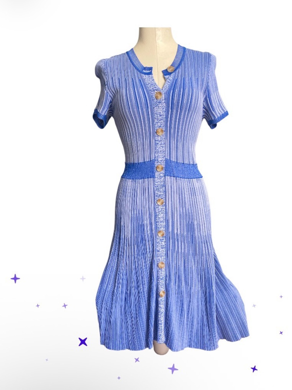Shoshanna ANNE DRESS size L knee high pristine condition